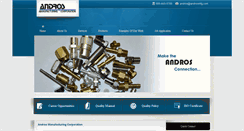 Desktop Screenshot of androsmfg.com